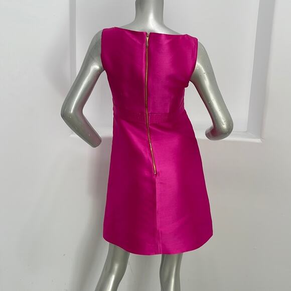 Kate Spade New York Origami Bow A-Line Tokyo Mini Dress Pink Size 2 BNWT - Picture 12 of 15
